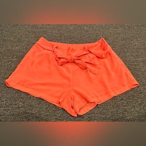 EUC! Women's UK2LA Orange Bow-Tie Shorts M bottom's
